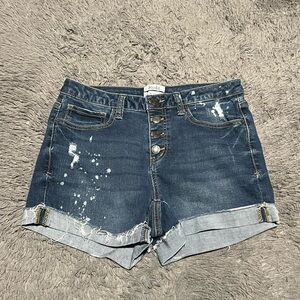 Mudd Cuffed Denim Shorts